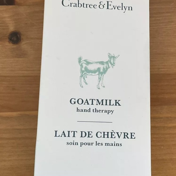 CRABTREE & EVELYN Goat Milk Hand Therapy Cream 3.5oz ea Goatmilk Moisturizer - Picture 2 of 3